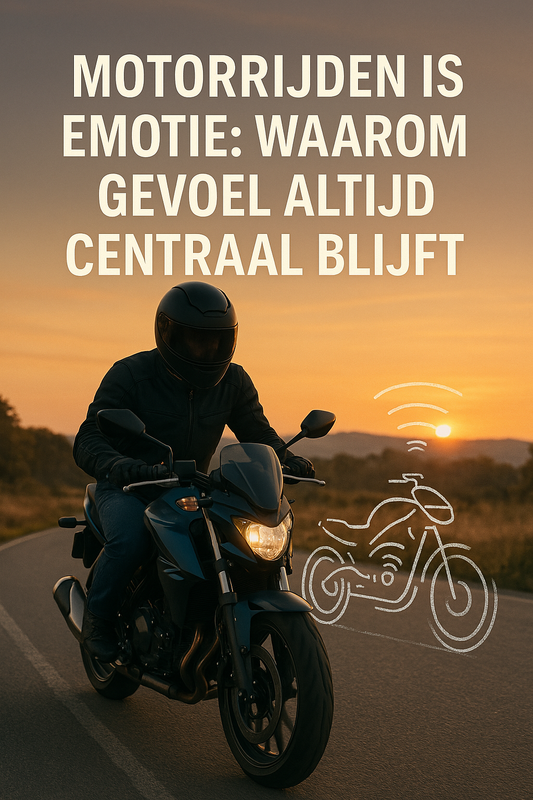 Motorrijden is emotie: Waarom gevoel altijd centraal blijft