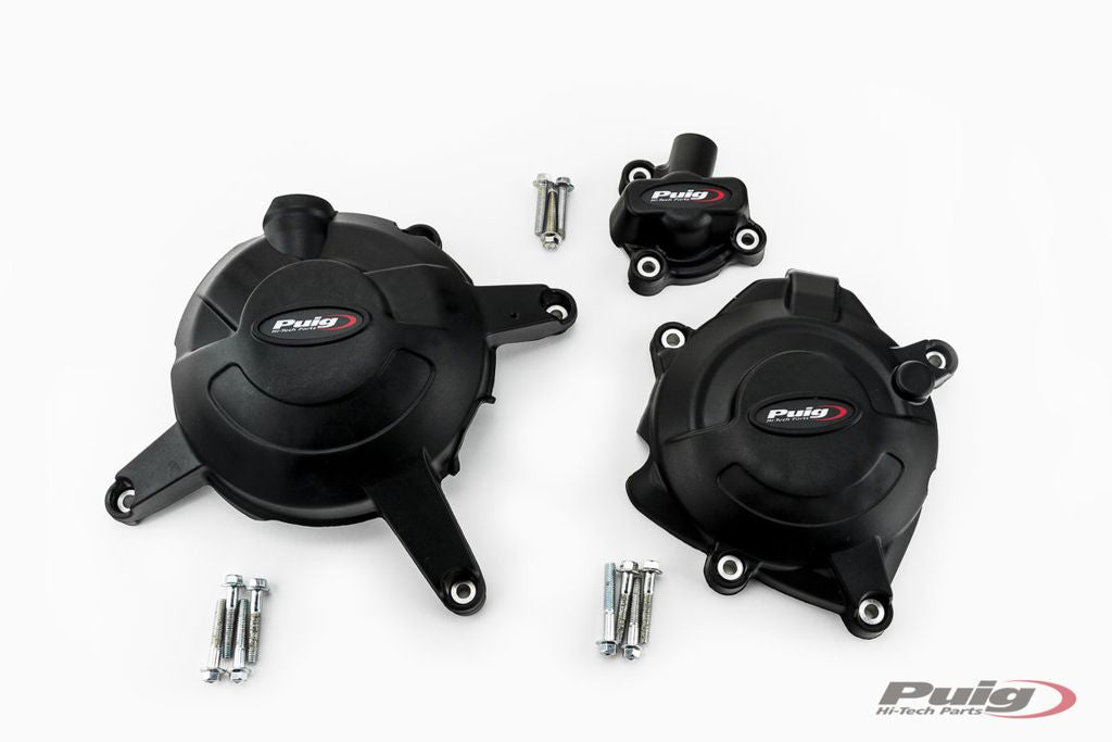 Engine cover set 3-delig Puig Yamaha YZF-R3 '20-