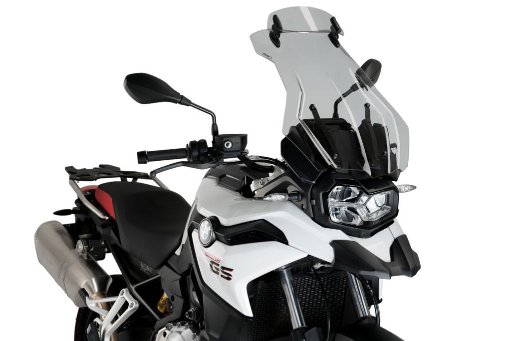 Vervangingsruit touring met opzetruitje Puig BMW F750GS '18- -licht getint