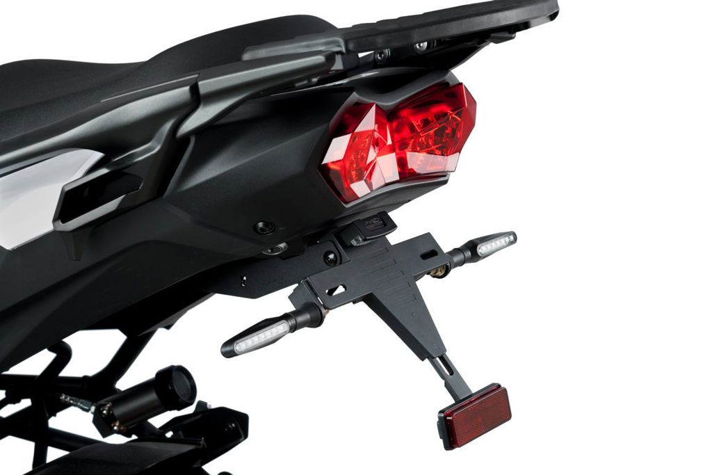 Kentekenplaathouder zwart Puig Kawasaki ZX6-R 636 '19-