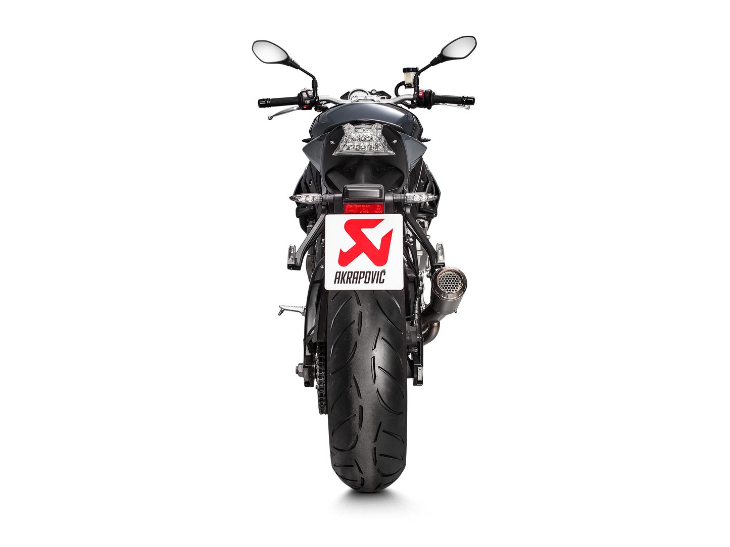 Akrapovič Uitlaat - BMW S 1000 R / M 1000 R 2017-2020 - Slip-On Line (Titanium) - Motor Accessoires