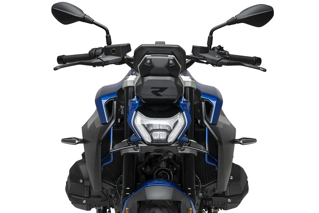 Puig Naked Front Spoiler - BMW R1300R 2025-2026 - Zwart / Mat Zwart en meer