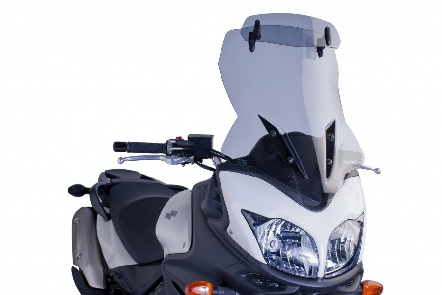 Vervangingsruit touring met opzetruitje licht getint Puig Suzuki DL650 V-Strom '12-'16/ DL650XT '15-'16