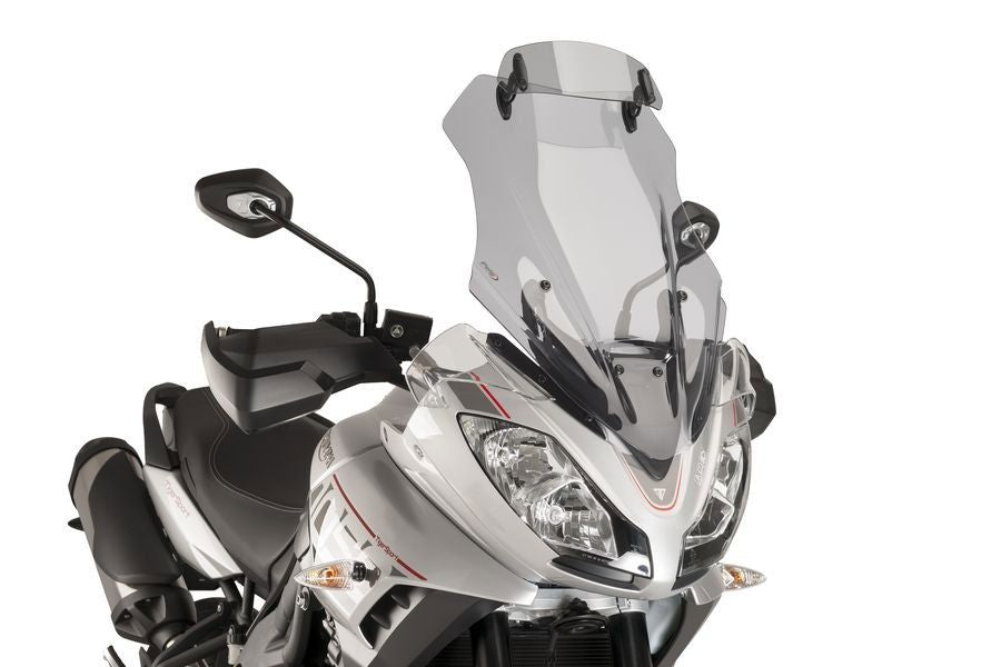 Vervangingsruit touring met opzetruitje licht getint Puig Triumph Tiger 1050 Sport '16-