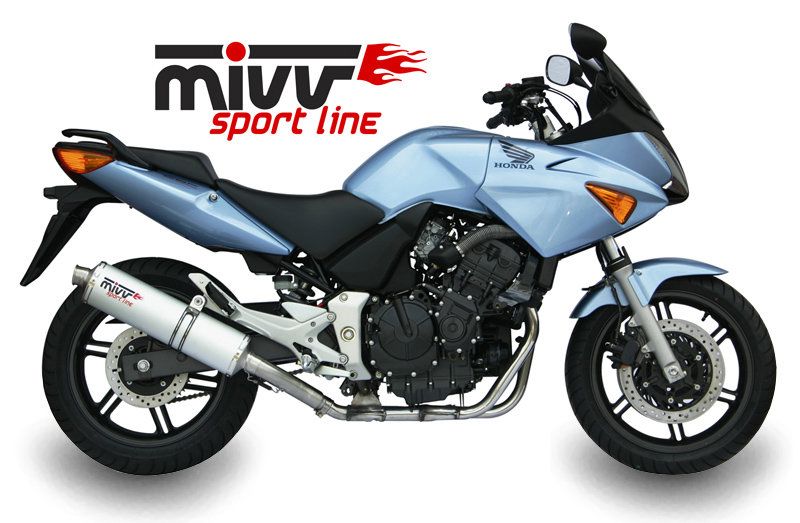 MIVV Oval Classic RVS demper (small) Honda CBF600 '04-