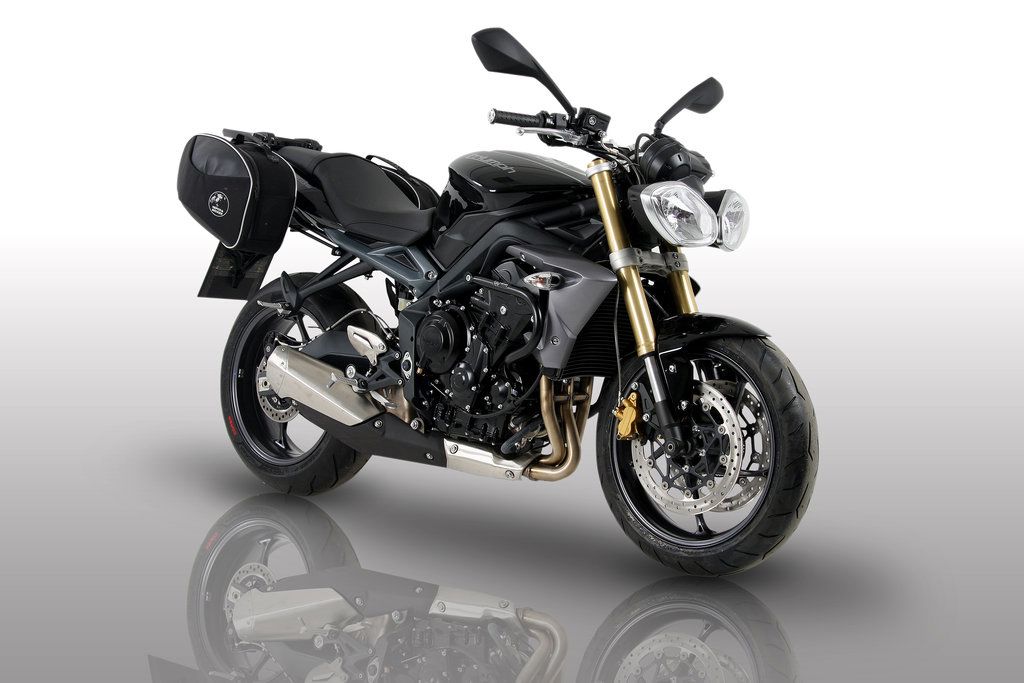 C-Bow Tasdragers Zwart Hepco&Becker Triumph Street Triple 675/R '13-16