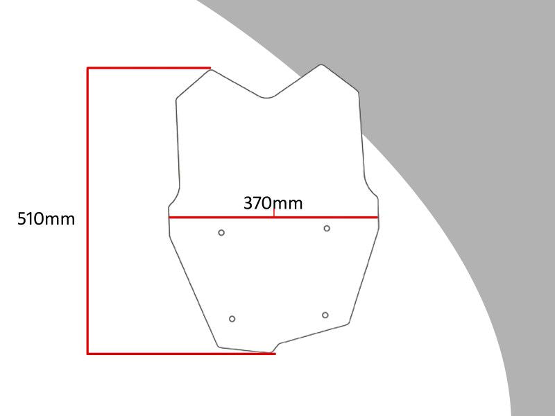 Vervangingsruit Touring Bmw F850Gs/ Adventure ’18-'23/ F900Gs Adventure '24-