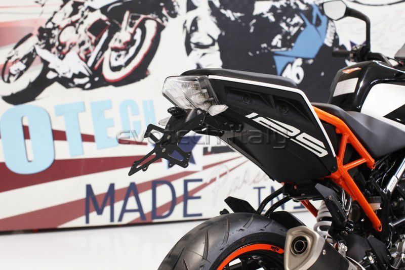 Kentekenplaathouder Evotech KTM 125 Duke '17-