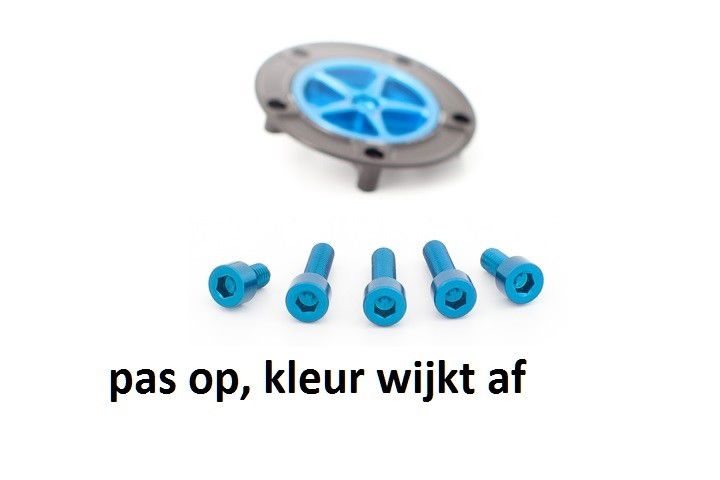Tankdop boutjes voor tankdop (set) Evotech Kawasaki Z250/Z300 '15/ ZX250 Ninja '08-'14