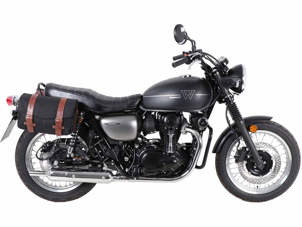 C-Bow tasdragers zwart Hepco&Becker Kawasaki W800 Steet/Cafe '19-'25