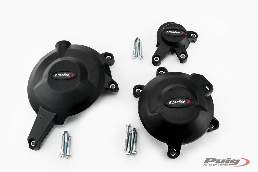 Engine cover set 3-delig Puig Kawasaki ER-6N '06-16