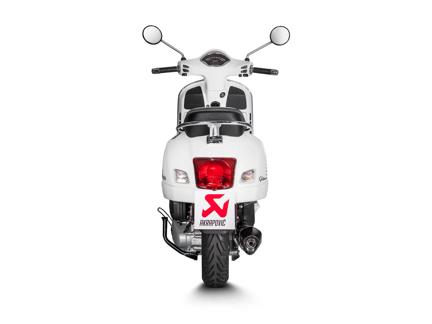 Akrapovič Uitlaat - Vespa GTS 125 / Super / Sport / Tech 2017-2020 - Slip-On Line (SS) - Motor Accessoires