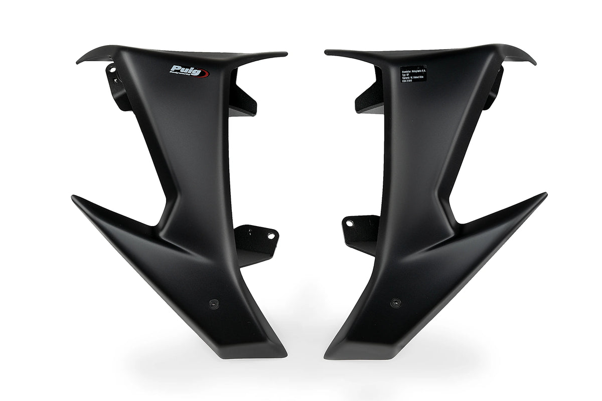 Puig Downforce Zijspoilers - Suzuki GSX-8S 2023-2026 - Carbon Look / Mat Zwart