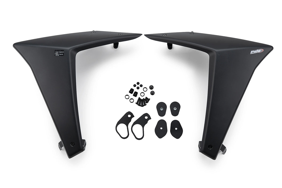 Puig Downforce Zijspoilers - Yamaha MT-09 2024-2026 | MT-09 SP 2024-2026 - Carbon Look / Mat Zwart