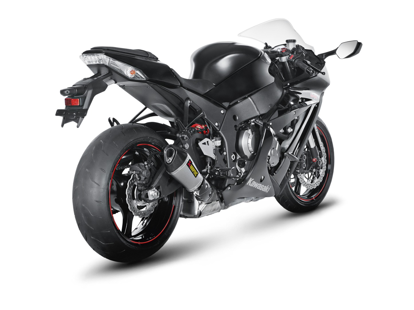 Akrapovič Uitlaat - Kawasaki Ninja ZX-10R 2011-2015 - Slip-On Line (Titanium) - Motor Accessoires
