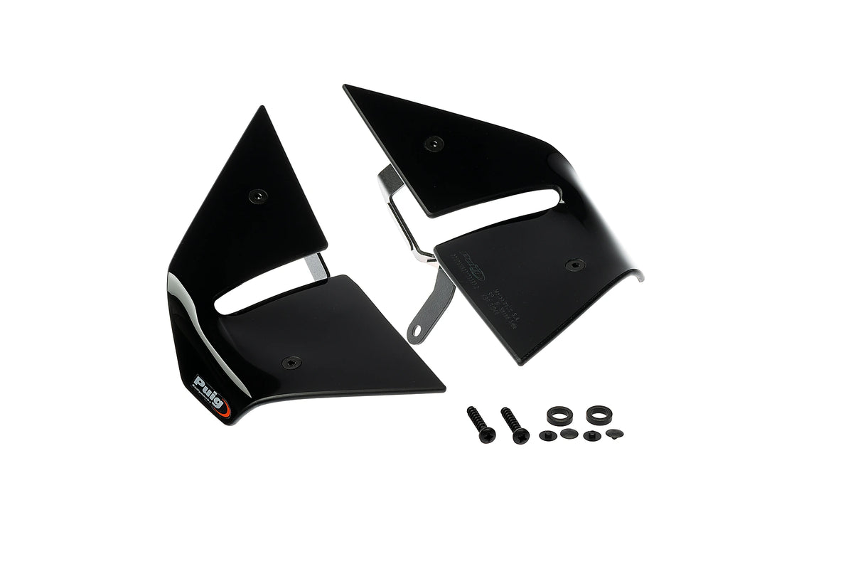 Puig D12 Zijspoilers - Yamaha T-MAX XP560 2022-2026 - Zwart / Mat Zwart en meer