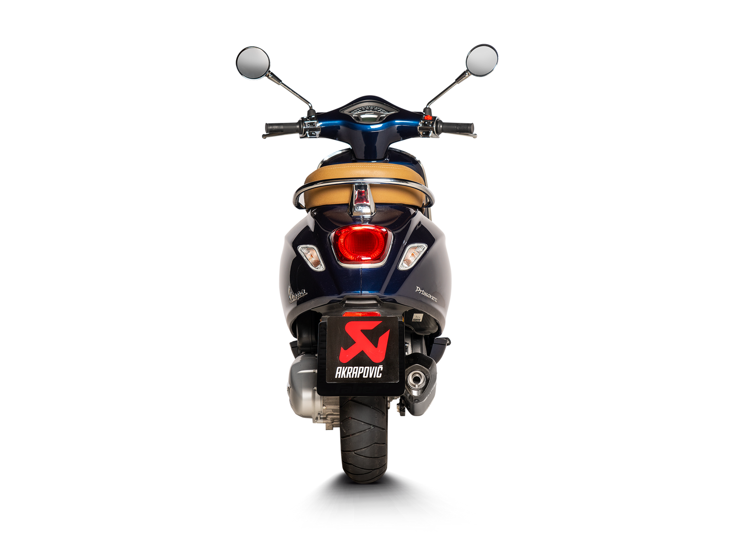 Akrapovič Uitlaat - Vespa Primavera 125 / S / Touring / Sprint 2021-2022 | Primavera 150ie 3V 2021-2022 | Sprint 125ie 3V 2021-2022 | Sprint 150ie 3V 2021-2022 - Slip-On Line (SS) - Motor Accessoires