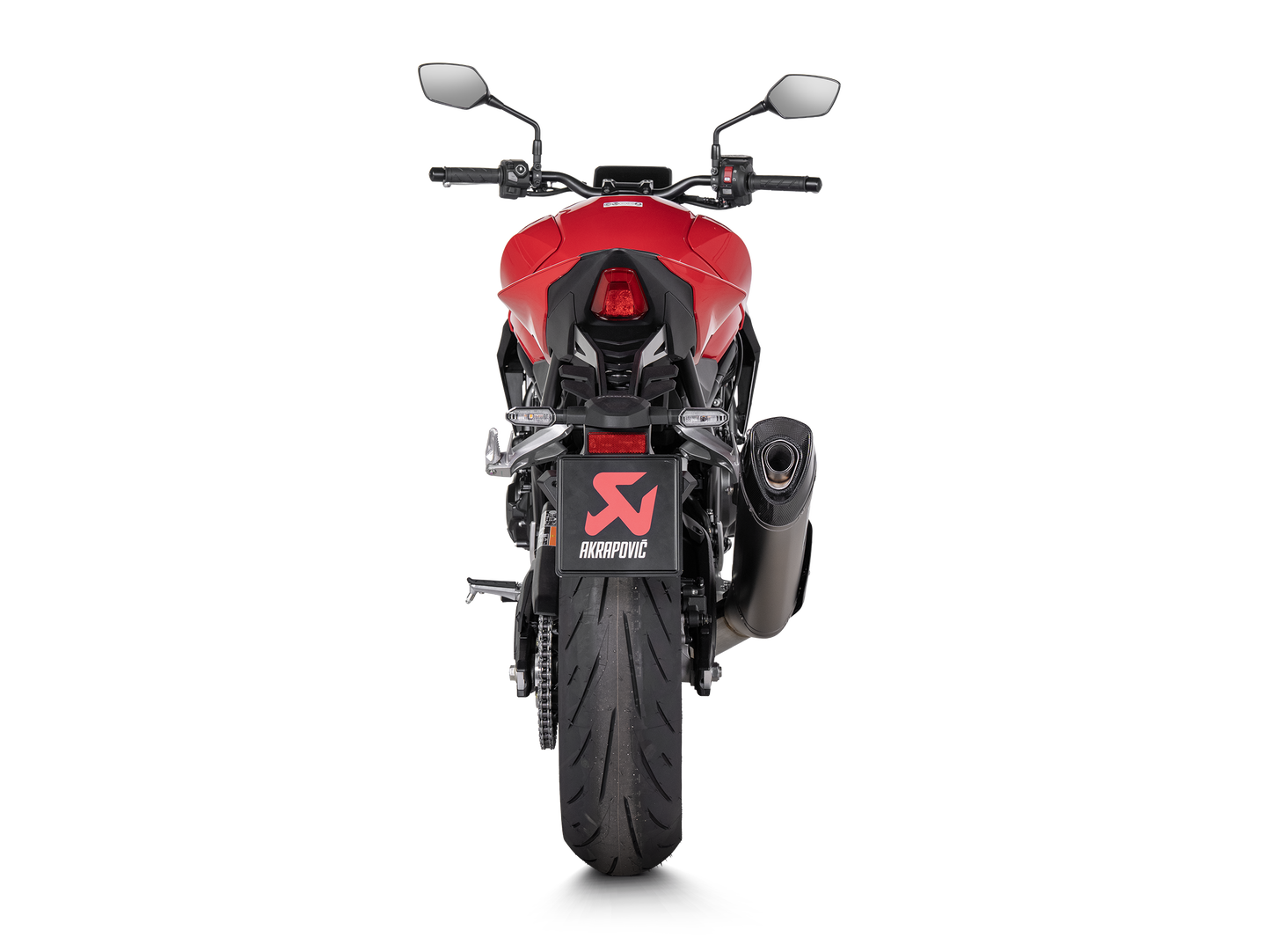 Akrapovič Uitlaat - Honda CB1000 Hornet 2025-2026 - Slip-On Line (Titanium) - Motor Accessoires