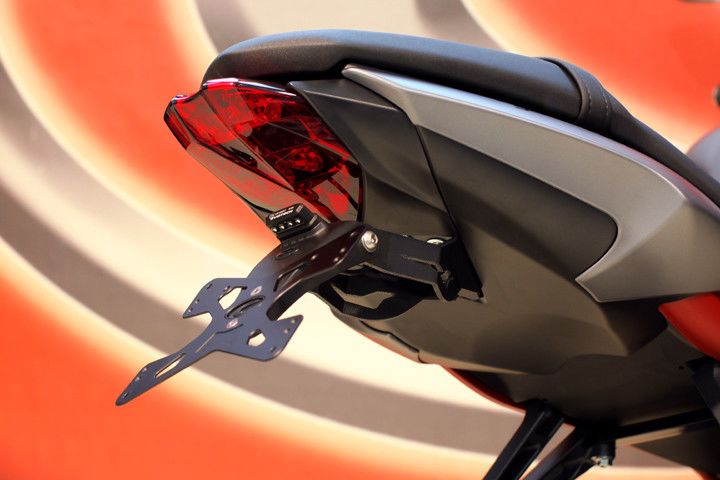 Kentekenplaathouder Evotech Triumph DAYTONA 675/R '13- / STREET TRIPLE/R 675 '13-