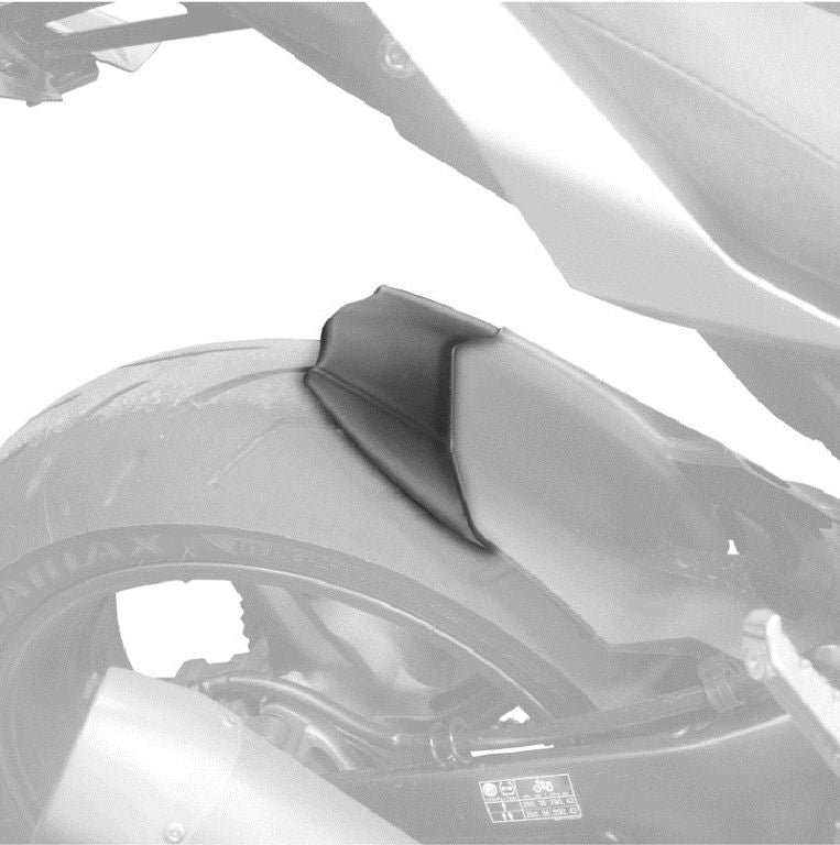 Achterspatbord Verlenger Mat Zwart Voor Het Originele Spatbord Yamaha Mt-10 '16-'21