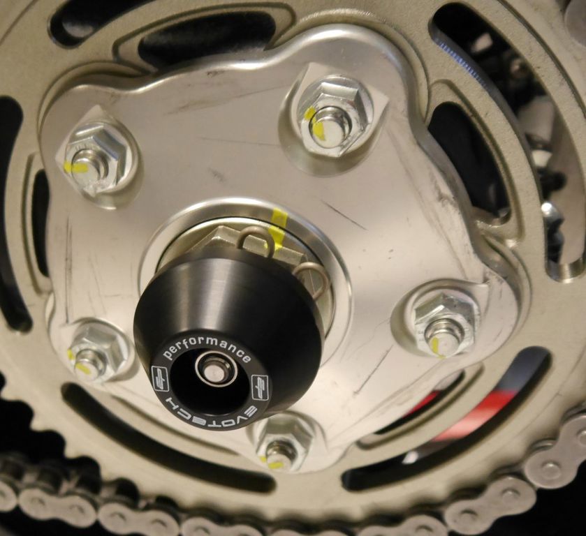 Achterasspindle Evotech Performance Ducati Hypermotard 939 '16-