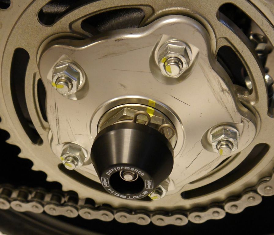 Achterasspindle Evotech Performance Ducati Hyperstrada 939 '16-