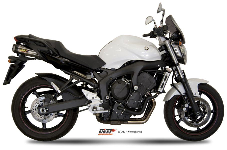 MIVV Suono Steel Black RVS dempers Yamaha FZ6 '04-