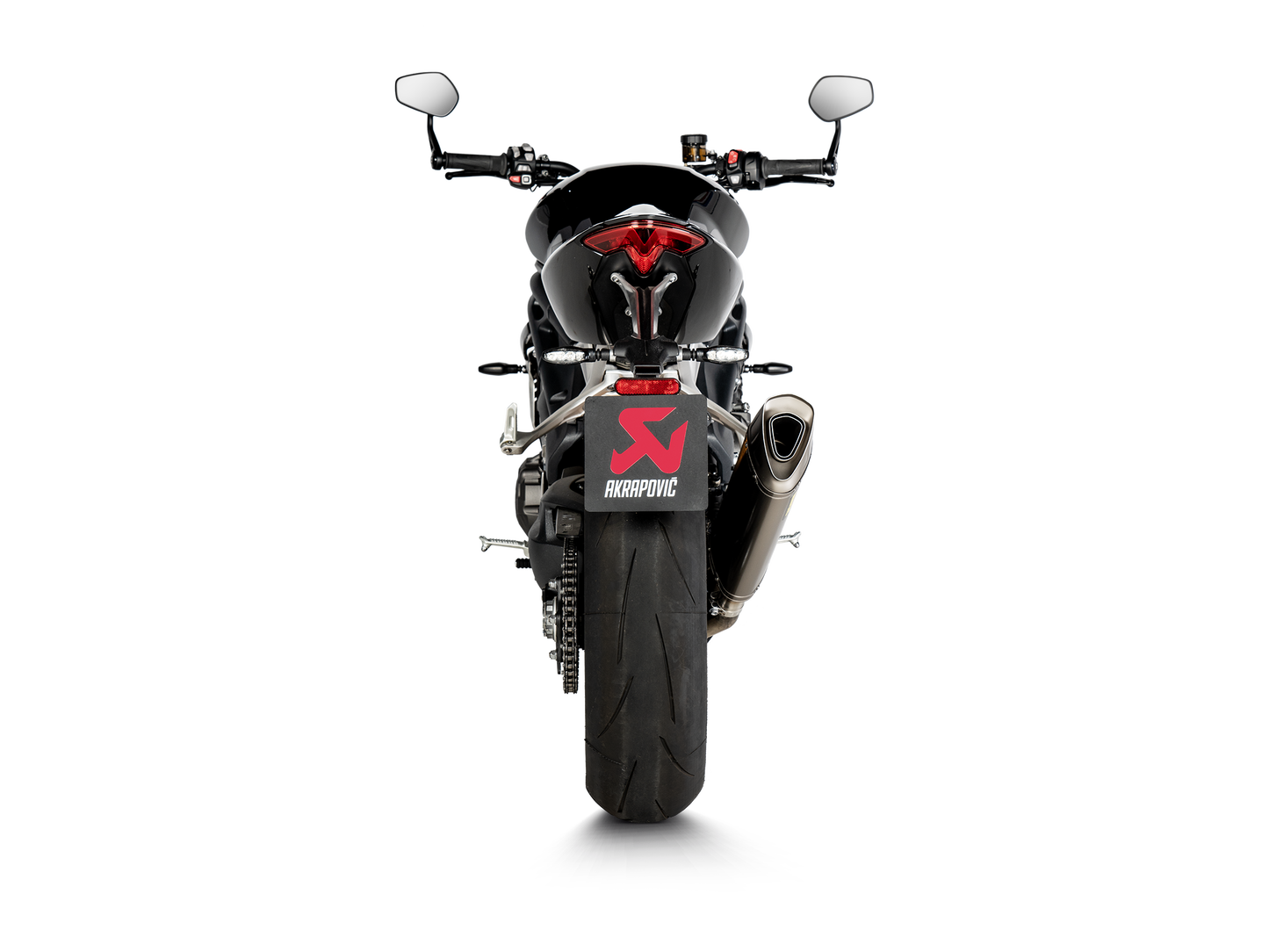 Akrapovič Uitlaat - Triumph Speed Triple 1200 RS / RR 2021-2024 - Slip-On Line (Titanium) - Motor Accessoires