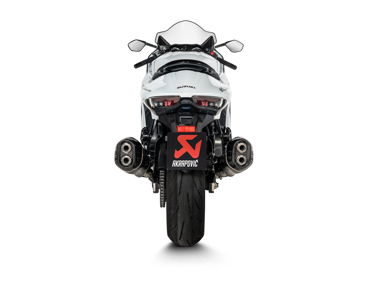 Akrapovič Uitlaat - Suzuki GSX-1300R Hayabusa 2021 & meer - Slip-On Line (Titanium)