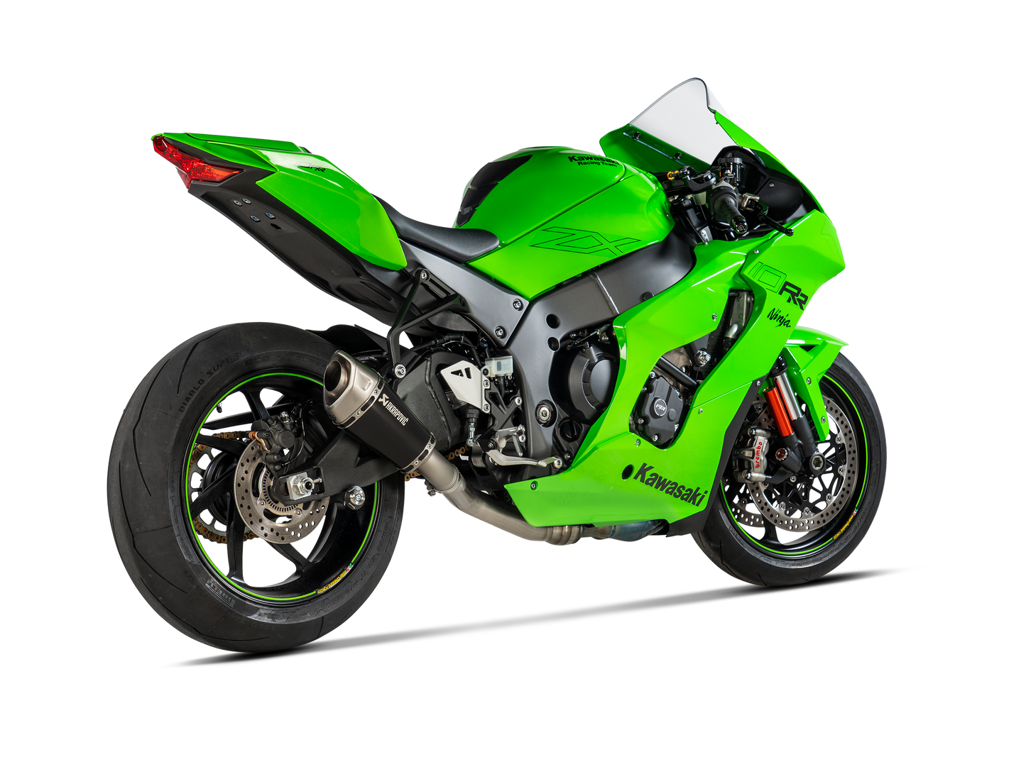Optionele Akrapovič Uitlaat Accessoires - Kawasaki Ninja ZX-10R 2021-2025 | Ninja ZX-10RR 2021-2025 - Optional Link Pipe (Titanium) - Motor Accessoires