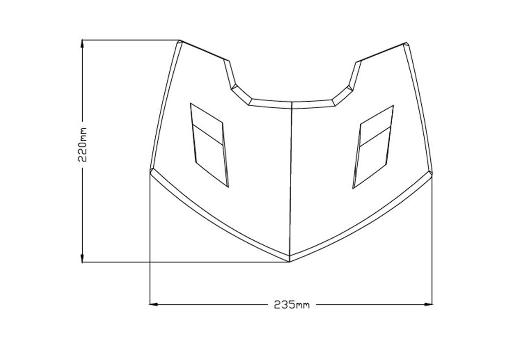 Front Cover Mat Zwart Puig Yamaha Mt-07 '18-