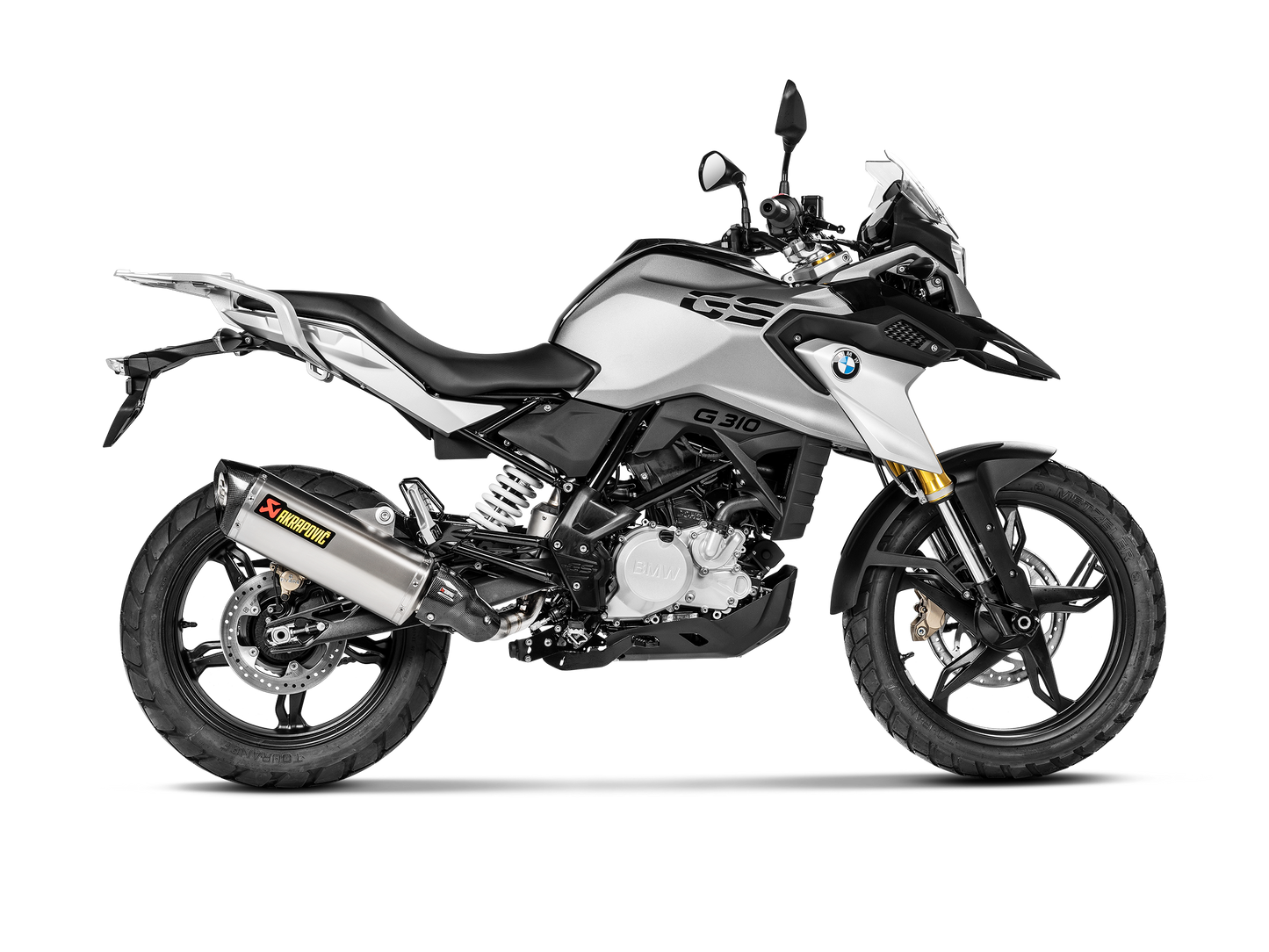 Optionele Akrapovič Uitlaat Accessoires - BMW G 310 GS 2017-2024 | G 310 R 2017-2024 - Heat Shield (Carbon) - Motor Accessoires