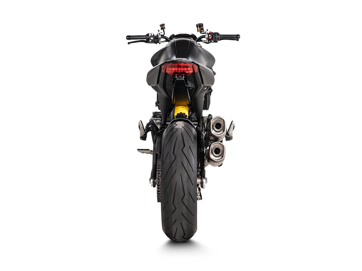 Akrapovič Uitlaat - Ducati Monster 2021-2024 - Slip-On Line (Titanium)