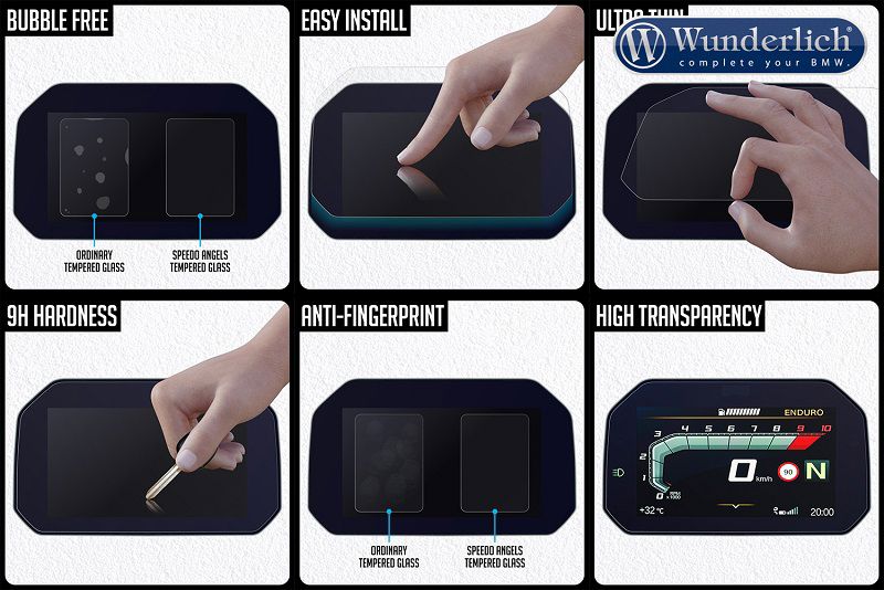 Display Protection Sticker Wunderlich Bmw R1200 Rt Lc '14- / R1250 Rt