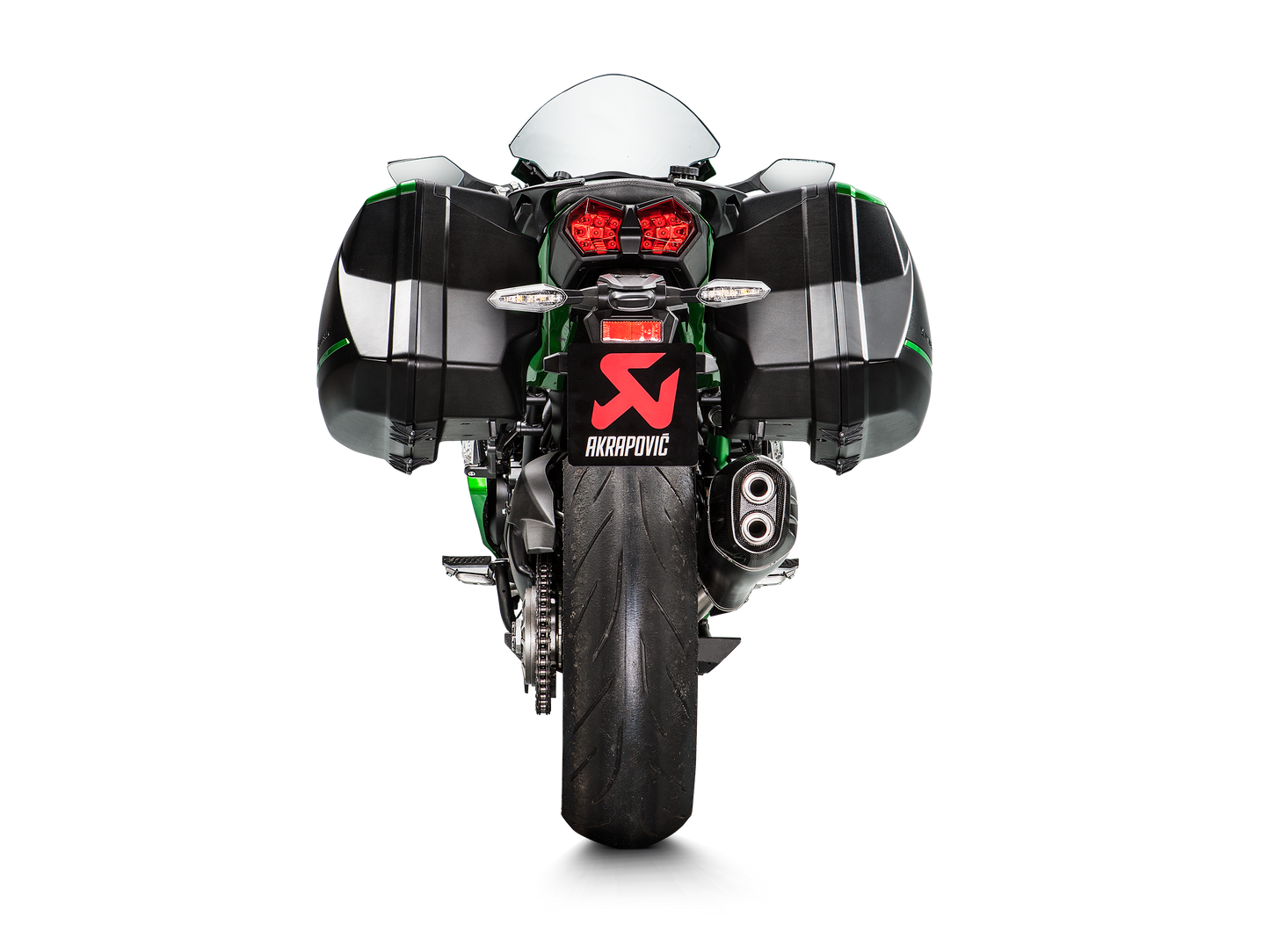 Akrapovič Uitlaat - Kawasaki Ninja H2 SX 2018-2020 - Slip-On Line (Titanium)