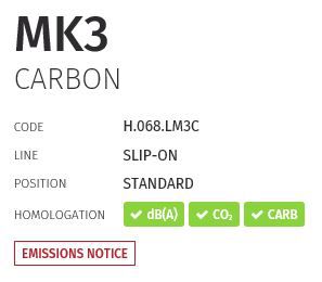 MIVV MK3 carbon Honda CB1000R '18-