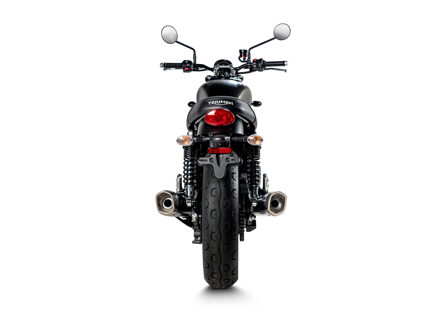 Akrapovič Uitlaat - Triumph Street Twin 2016-2020 - Slip-On Line (Titanium)