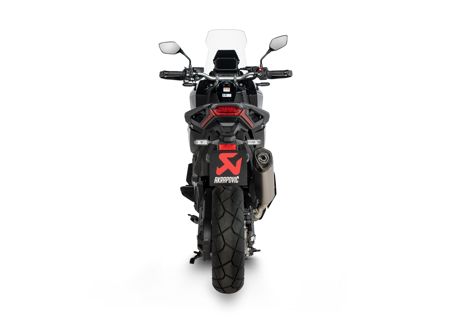 Akrapovič Uitlaat - Honda NSS750 Forza 2021-2024 | X-ADV 750 2017-2024 - Slip-On Line (Titanium) - Motor Accessoires