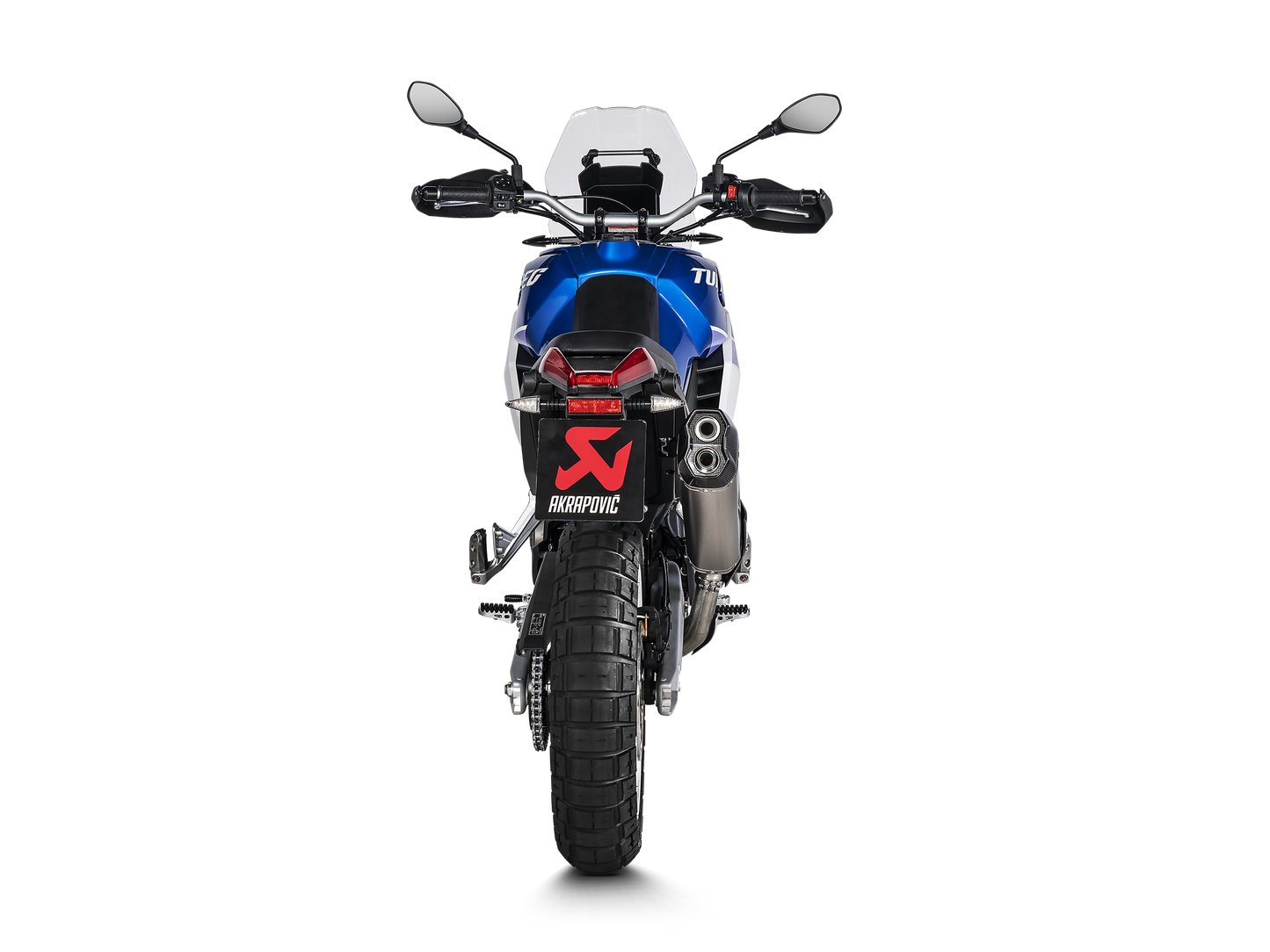 Akrapovič Uitlaat - Aprilia Tuareg 660 2022-2026 - Slip-On Line (Titanium)