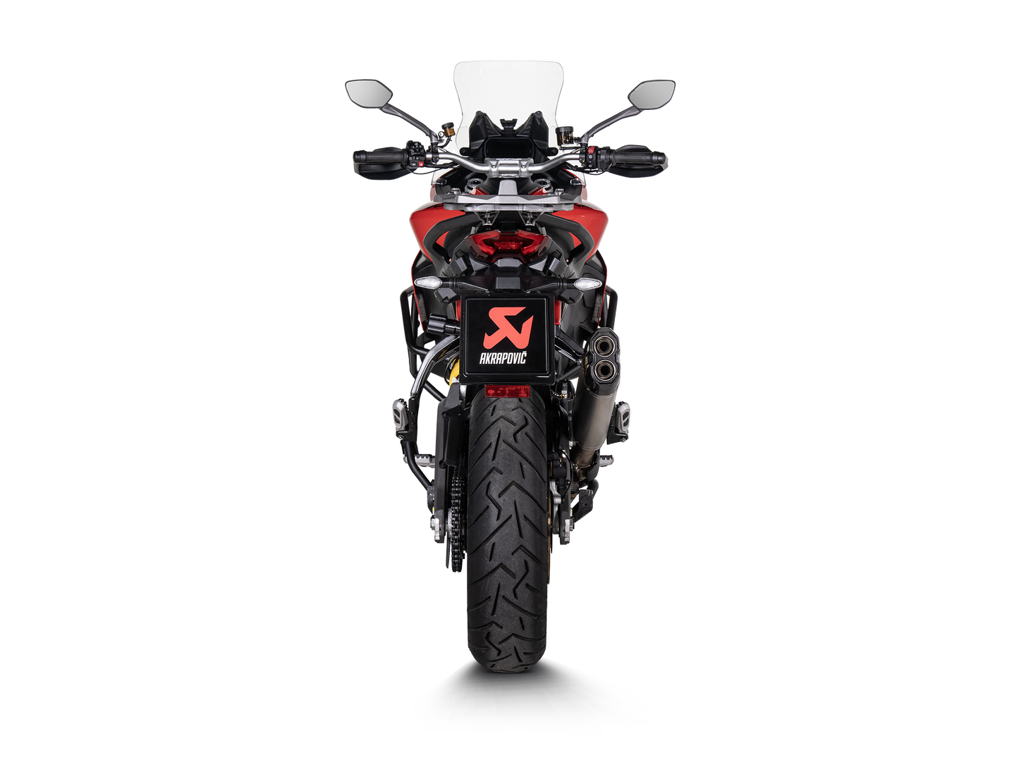 Akrapovič Uitlaat - Ducati Multistrada V2 / S 2025-2026 - Slip-On Line (Titanium) - Motor Accessoires
