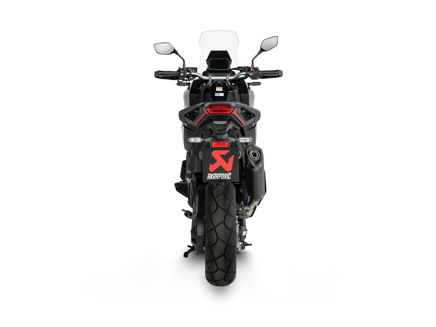 Akrapovič Uitlaat - Honda NSS750 Forza 2021-2024 | X-ADV 750 2017-2024 - Slip-On Line (Titanium) - Motor Accessoires