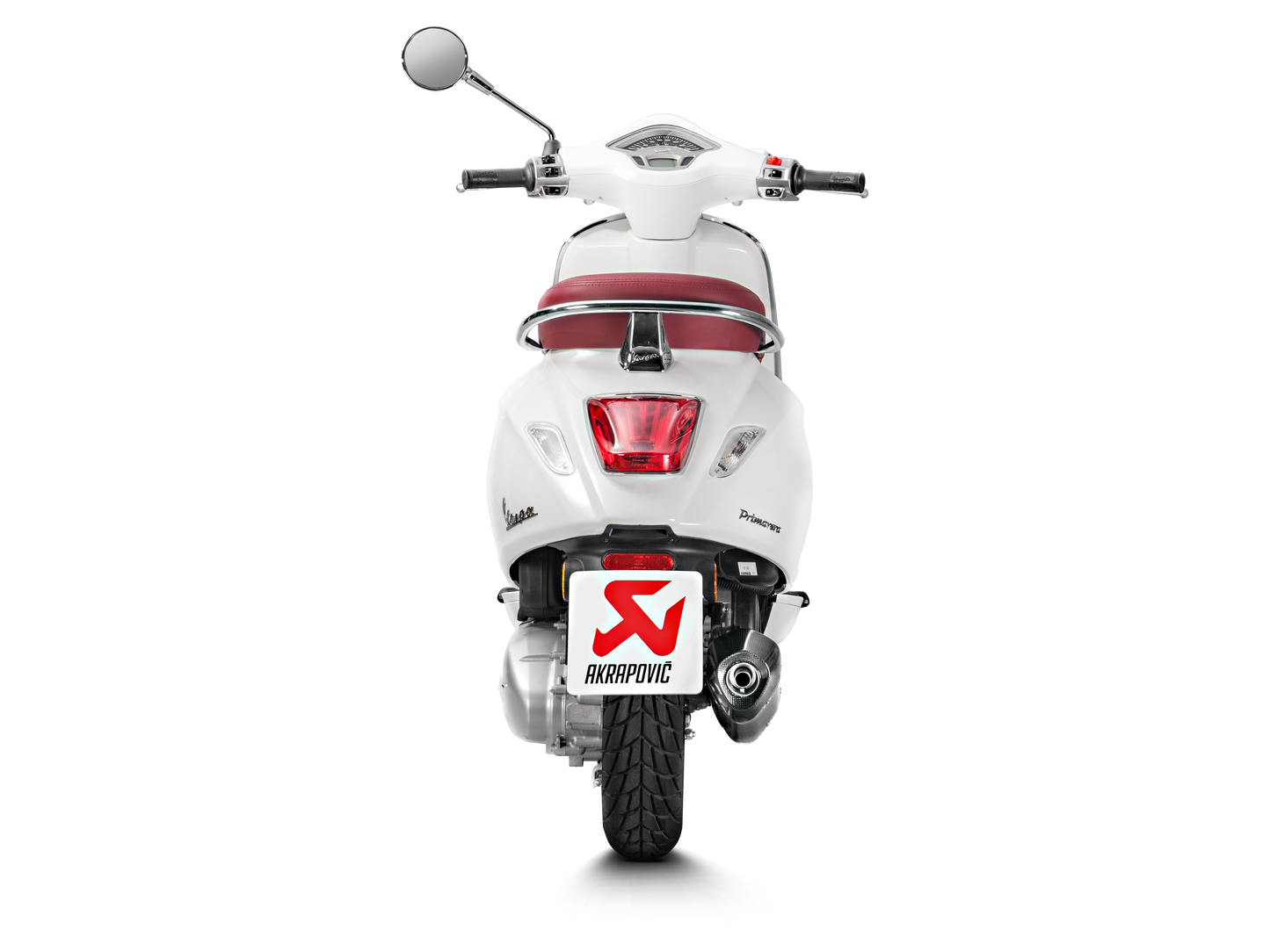 Akrapovič Uitlaat - Vespa Primavera 125 / S / Touring / Sprint 2017-2020 | Primavera 150ie 3V 2017-2020 | Sprint 125ie 3V 2017-2020 | Sprint 150ie 3V 2017-2020 - Racing Line (SS) - Motor Accessoires