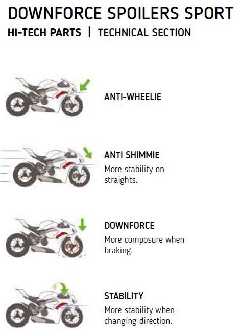 Side Spoiler Downforce Sport Puig Kawasaki ZX6-R '19-