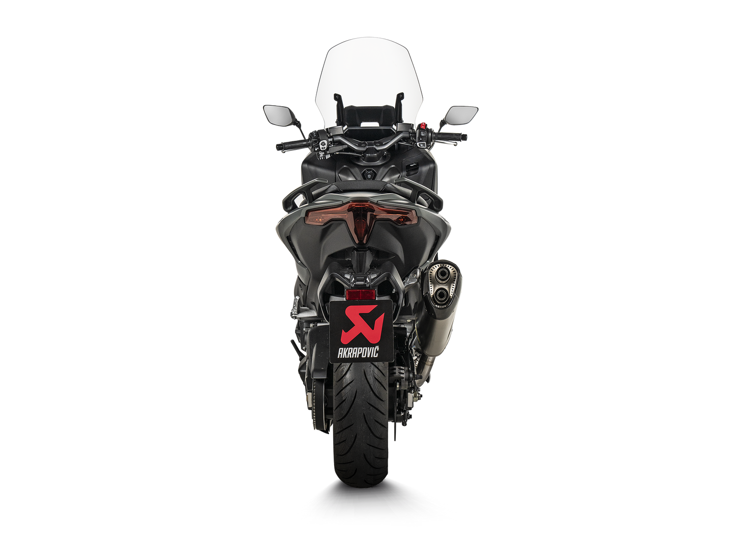Akrapovič Uitlaat - Yamaha TMAX 2020-2026 - Racing Line (Titanium) - Motor Accessoires