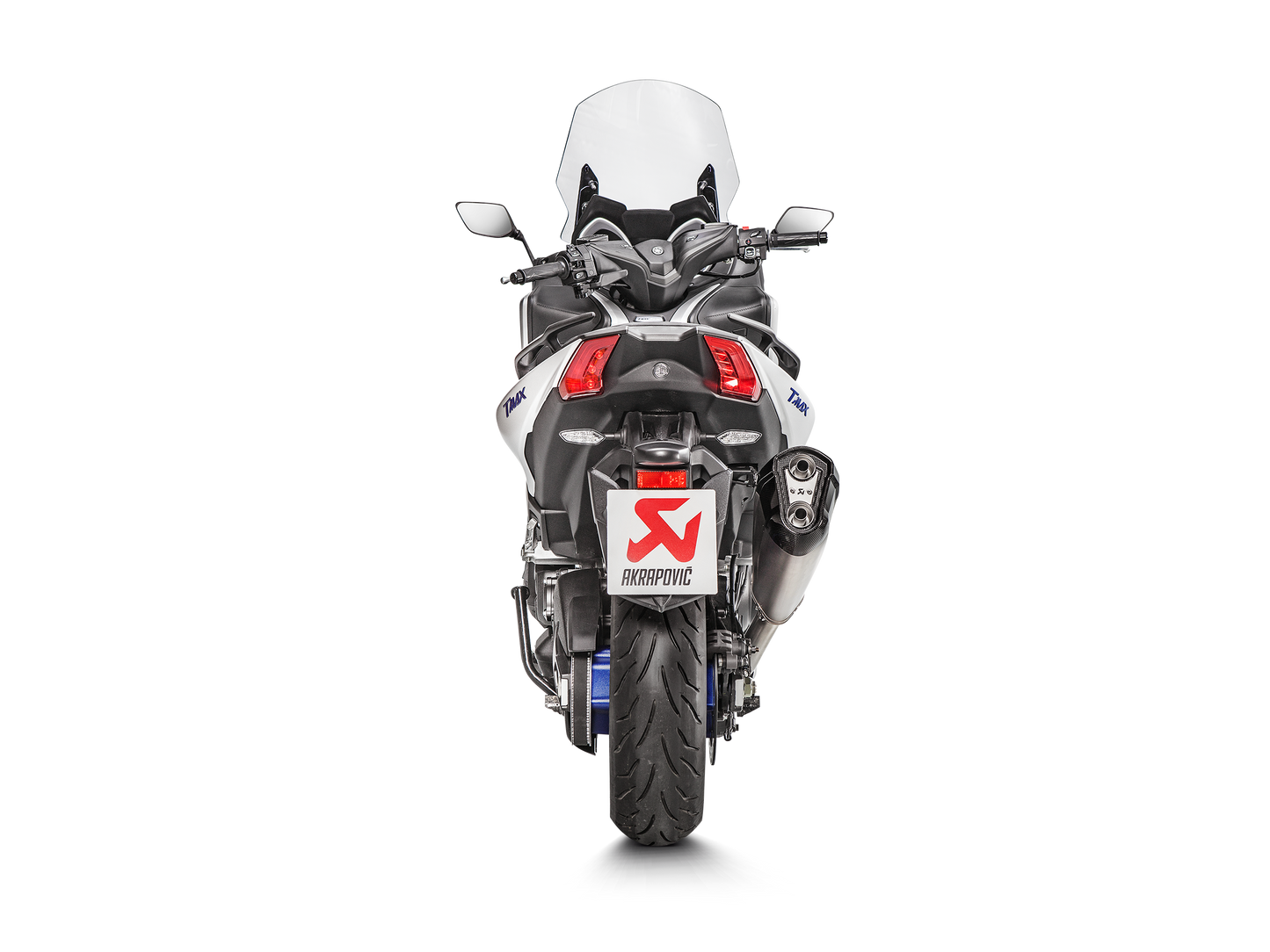 Akrapovič Uitlaat - Yamaha TMAX 2017-2019 - Racing Line (Titanium)