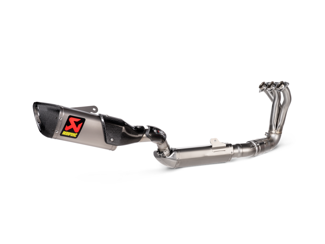Akrapovič uitlaat Yamaha Tracer 9/GT/GT+ Racing Line Titanium (2021-2024)