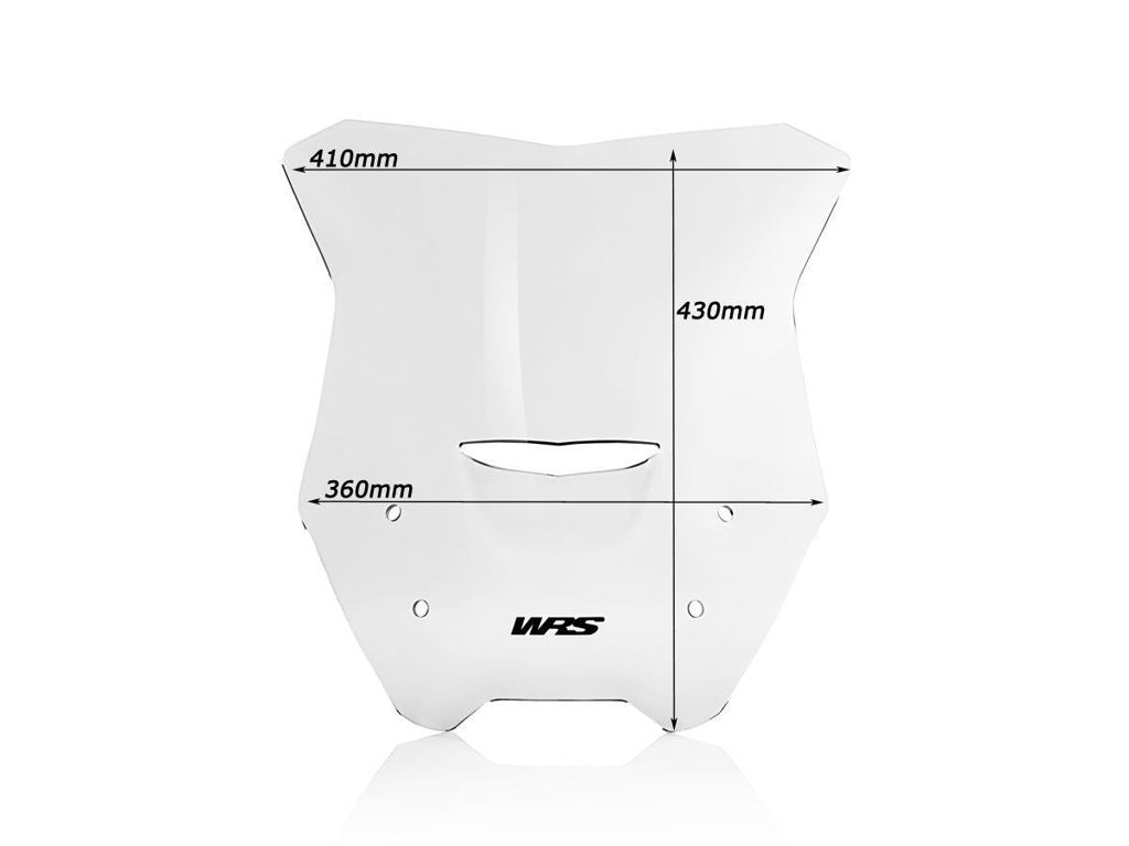 Vervangingsruit Touring WRS BMW R1200R '15-18 transparant