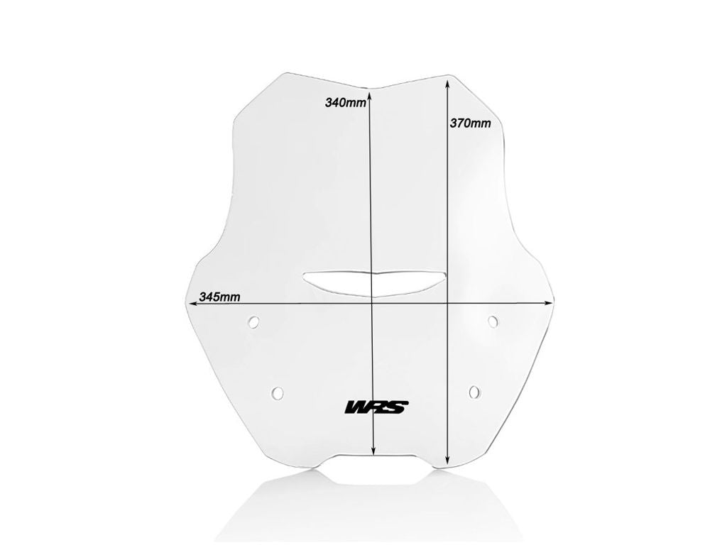 WRS Windscherm - BMW R1200R 2015-2018 - Sport - Licht Getint / Transparant