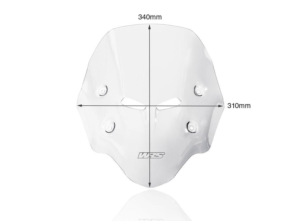 Vervangingsruit model sport WRS Honda CB500X '16-'21-transparant