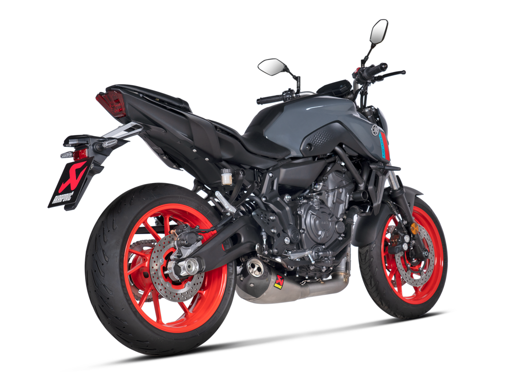 Akrapovič uitlaat Yamaha MT-07 Racing Line Titanium (2021 – 2024)